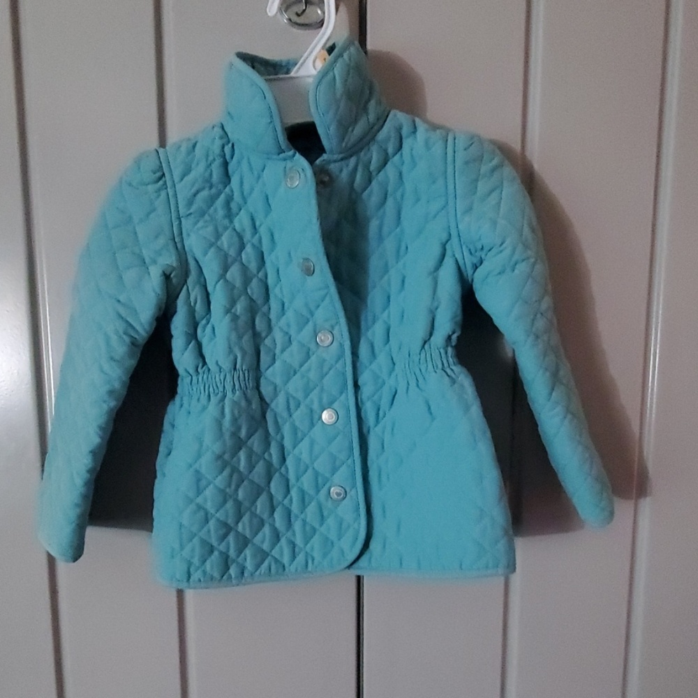 Heartstrings Teal Coat Size 4